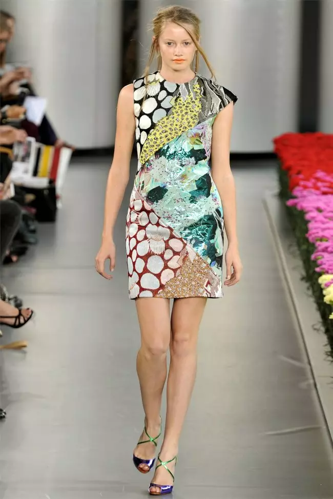 Mary Katrantzou orisun omi 2012 | London Fashion Osu