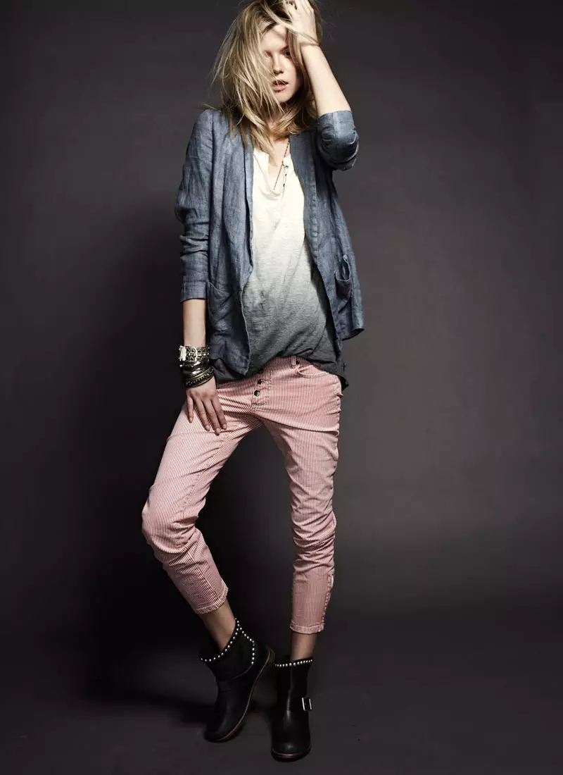 Kasia Struss ir Bambi Northwood-Blyth SET 2012 m. pavasario lookbook