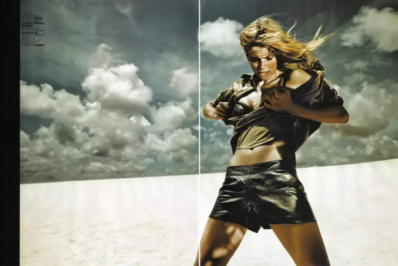 Masha Novoselova ni Rennio Maifredi sa Warrior | Marie Claire Italia Mayo 2010