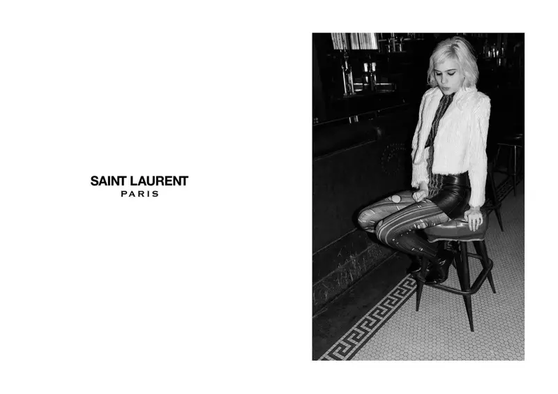 Il-Mudell & Kantanta Julia Cumming Jingħaqad fir-Reklami tal-Ħafa 2015 ta' Saint Laurent