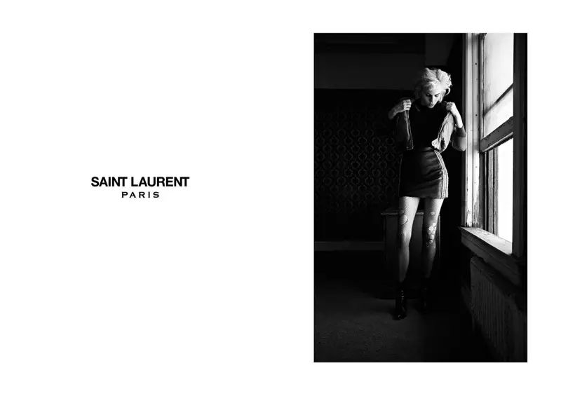 Il-Mudell & Kantanta Julia Cumming Jingħaqad fir-Reklami tal-Ħafa 2015 ta' Saint Laurent