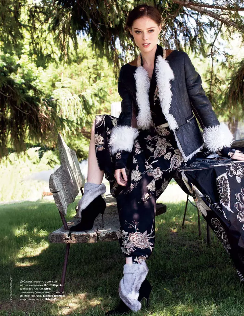 Tatler Rusya için Coco Rocha Ekim 2010, Arthur Elgort