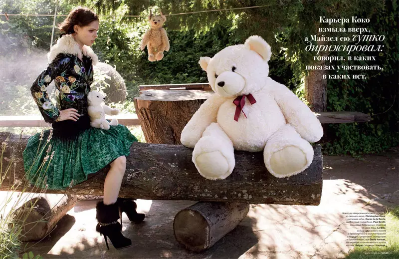 Coco Rocha weTatler Russia Gumiguru 2010 naArthur Elgort