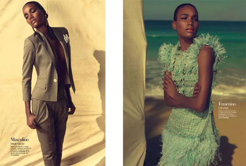 Arlenis Sosa ni Xevi Muntané para sa Harper's Bazaar Spain Marso 2011