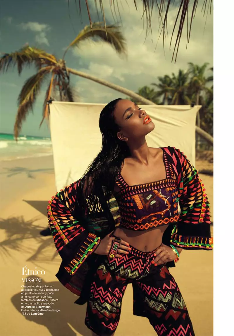 Arlenis Sosa av Xevi Muntané för Harper's Bazaar Spain mars 2011