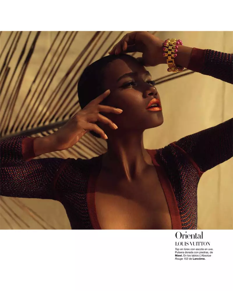 Arlenis Sosa av Xevi Muntané för Harper's Bazaar Spain mars 2011