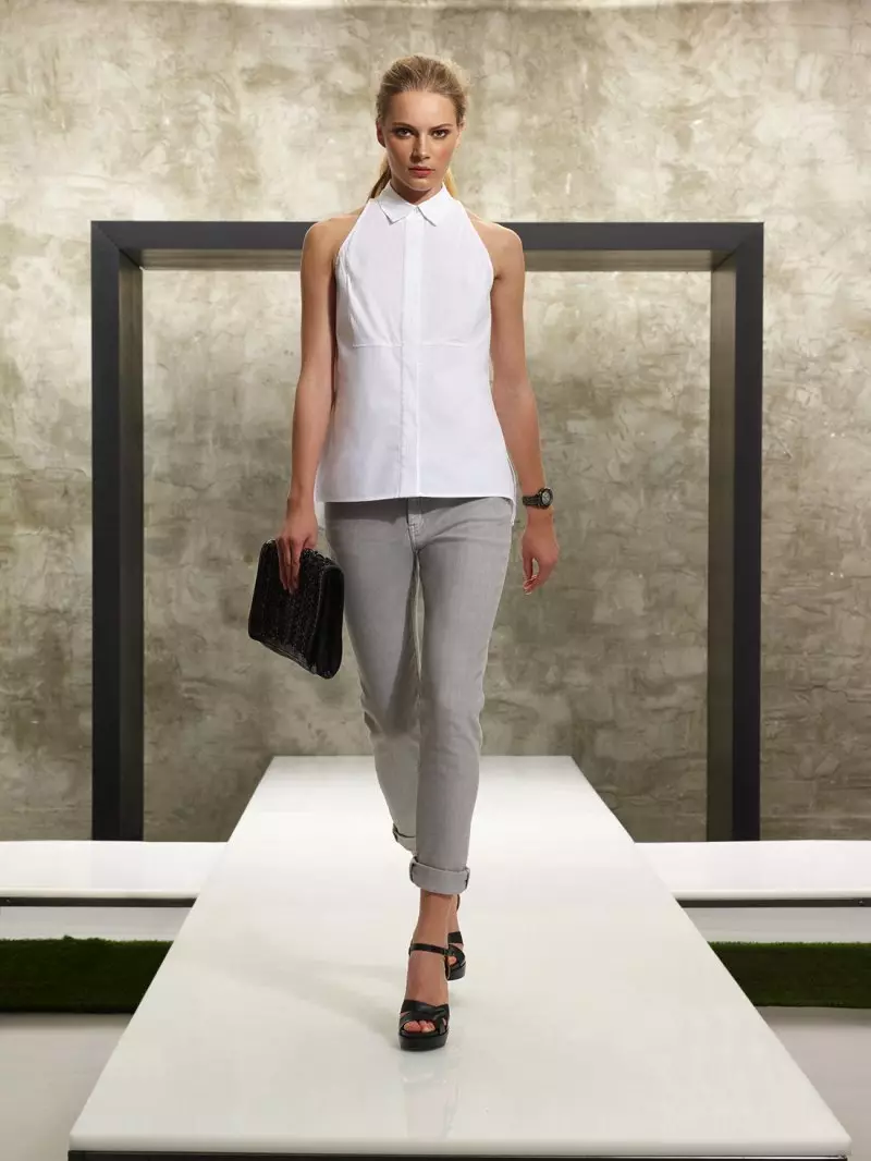 Ieva Laguna ສໍາລັບ Kenneth Cole Spring 2012 Lookbook