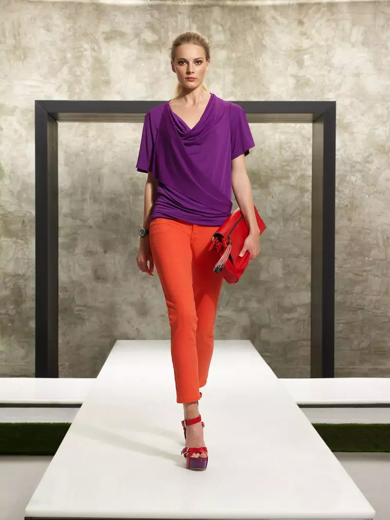 Ieva Laguna ji bo Kenneth Cole Spring 2012 Lookbook