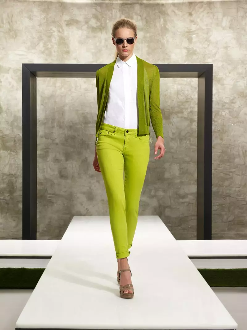 Ieva Laguna สำหรับ Kenneth Cole Spring 2012 Lookbook