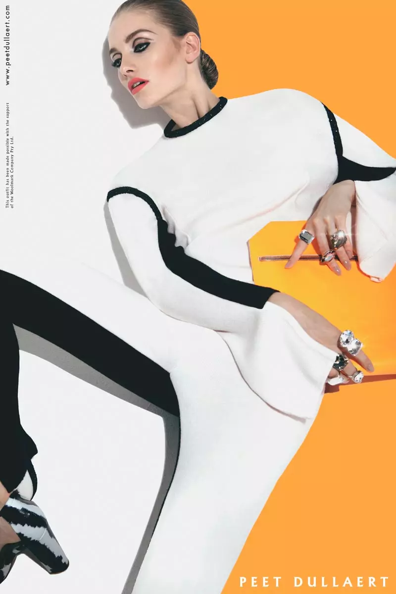 Iris van Berne Fronts Peet Dullaert's Fall 2012 Kampanja