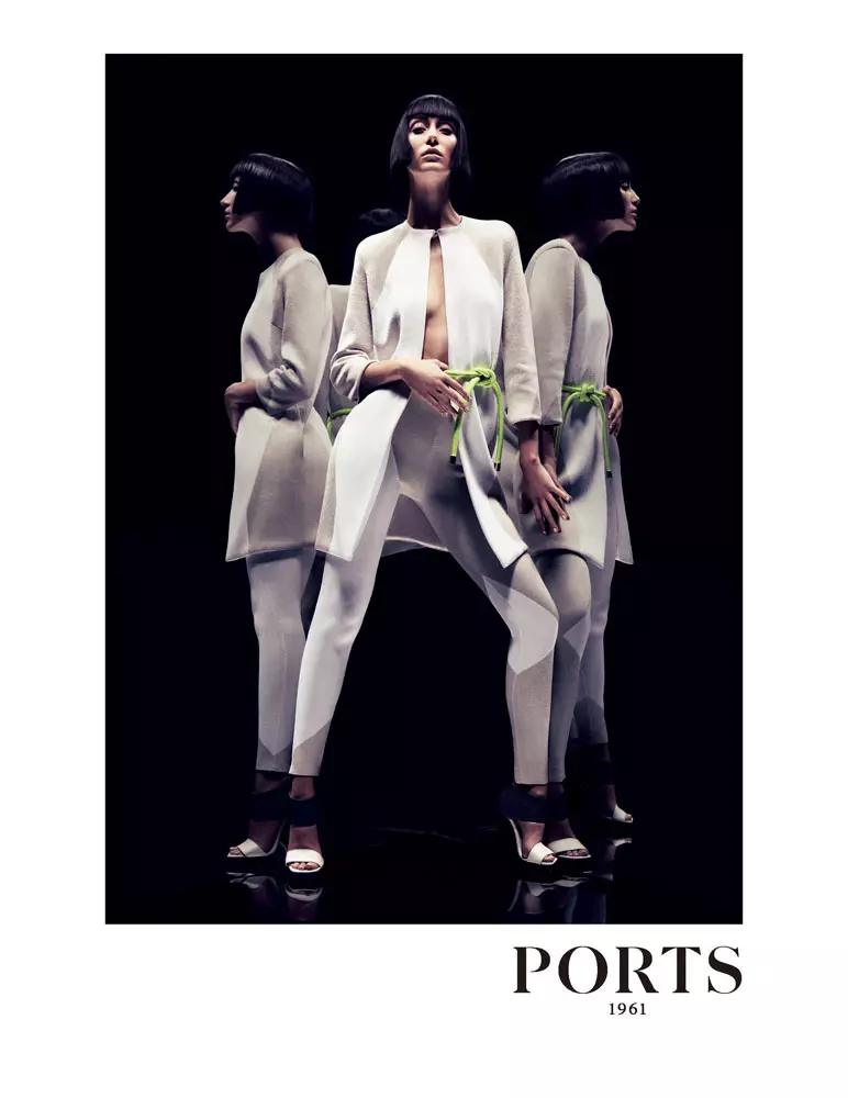 Alana Zimmer para Ports 1961 Campaña Primavera 2012 de Inez & Vinoodh