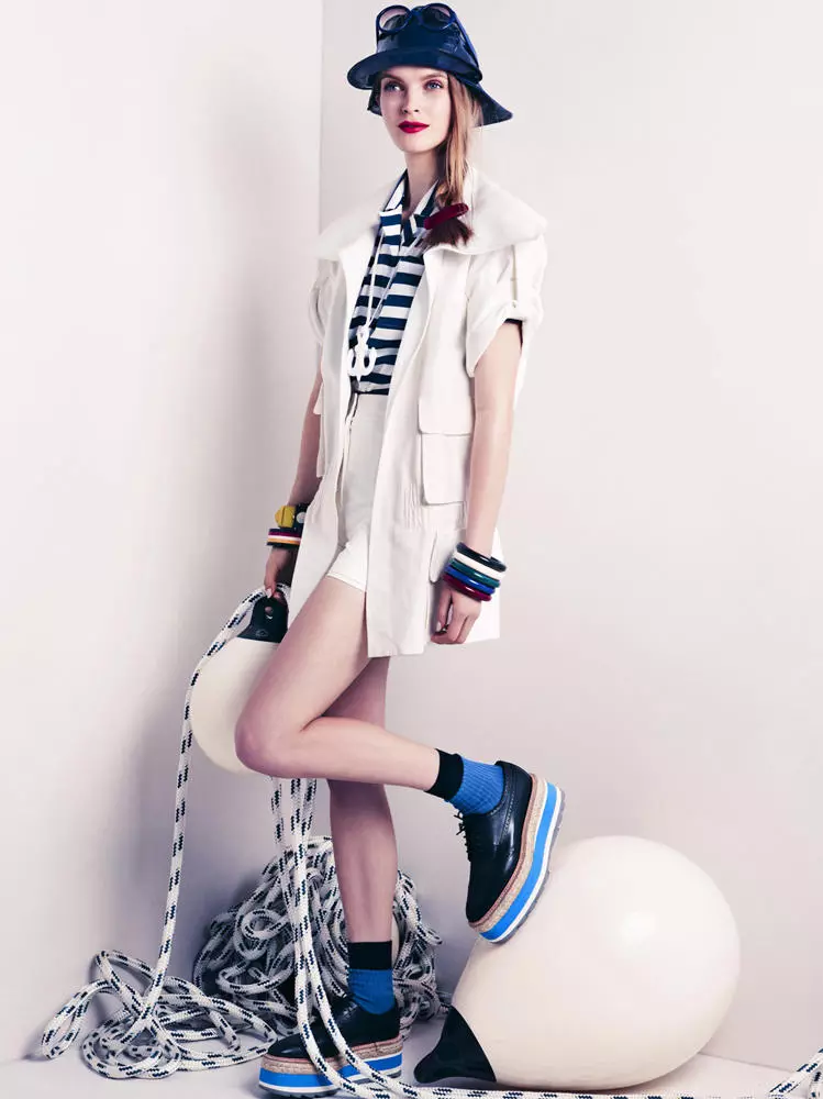 Mirte Maas, Andreas Sjodin tomonidan Vogue Japan uchun 2011 yil aprel