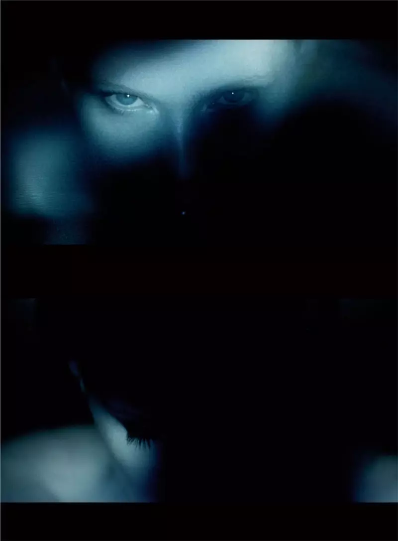 Giorgio Armani La Femme Bleue por Intervjuo marto 2011 de Fabien Baron