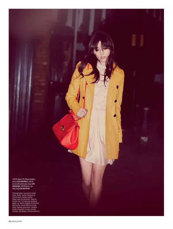 Daisy Lowe vir ASOS Februarie 2011 deur Guy Aroch