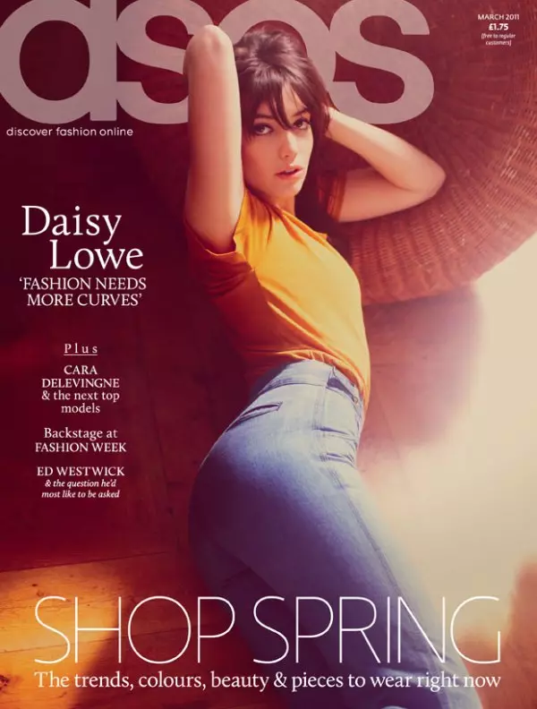 Daisy Lowe az ASOS számára 2011. február, Guy Aroch