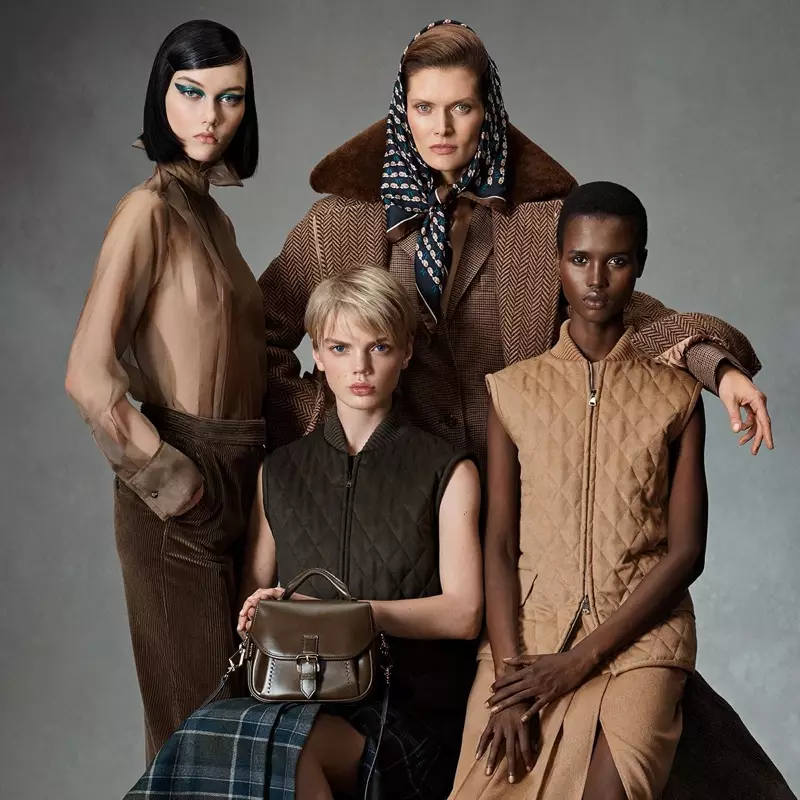 Steinberg, Malgosia Bela, Jits Bootsma en Amar Akway schitteren in de Max Mara herfst-winter 2021-campagne.