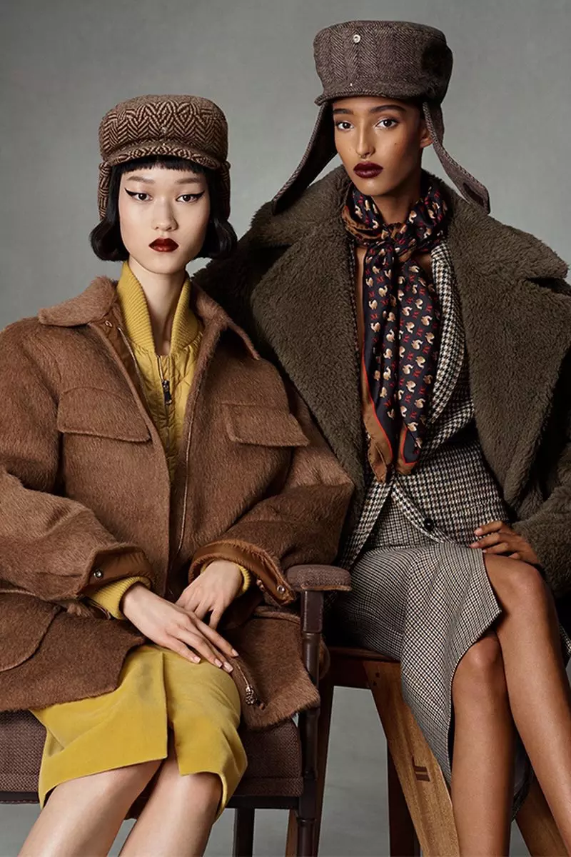 Chloe Oh සහ Mona Tougaard 2021 Max Mara සරත් සෘතුවේ-ශීත ඍතු ව්‍යාපාරයේ පෙරමුණ ගනී.