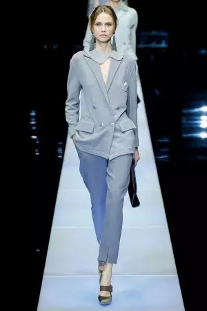 Giorgio Armani Восень 2015: Жанчыны ў штанах