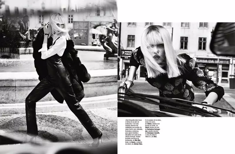 Vlada Roslyakova von David Roemer für Marie Claire Spanien September 2011