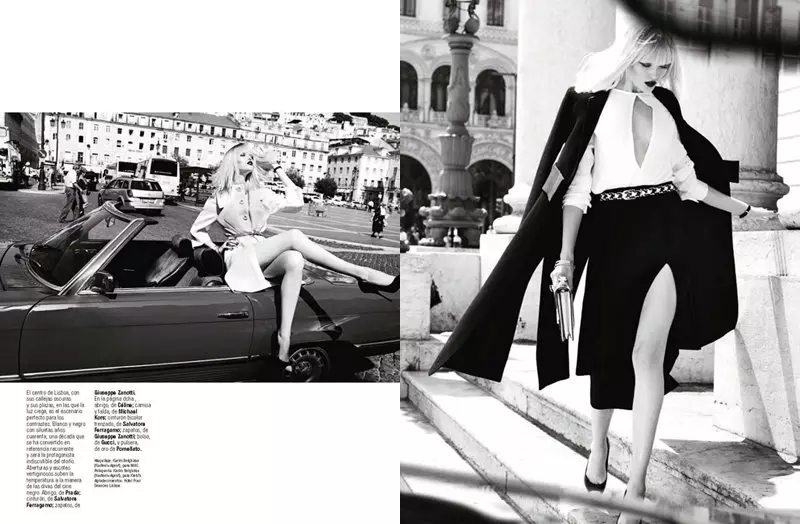 Vlada Roslyakova gan David Roemer ar gyfer Marie Claire Spain Medi 2011