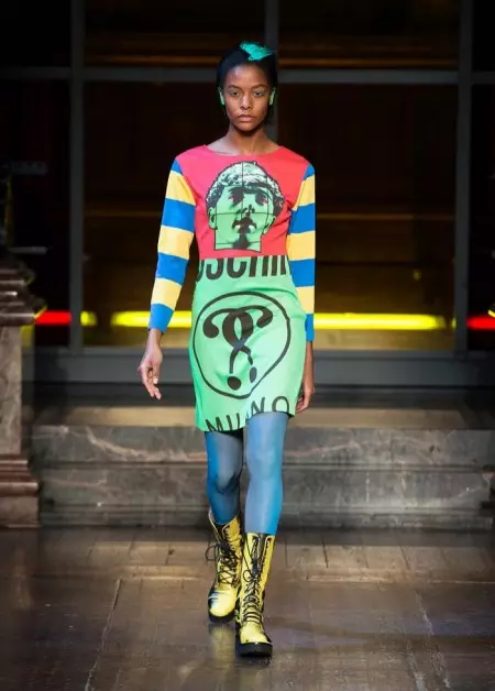 Automne 2016 de Moschino : un coup de poing punk