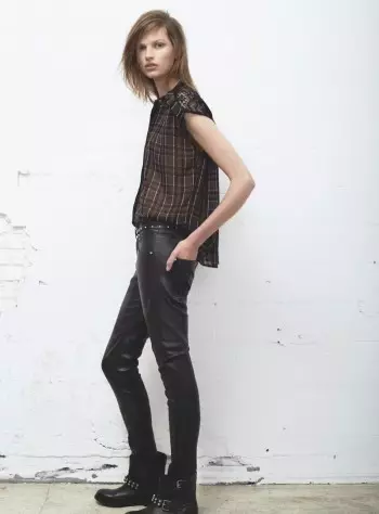 Η Bette Franke είναι Rock and Roll Chic για τη συλλογή Mango Fall 2013