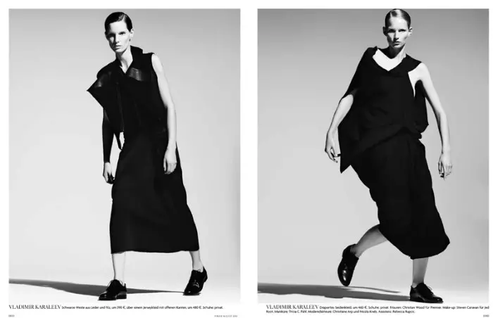 Iris Strubegger ۽ Katrin Thormann by Gregory Harris for Vogue Germany آگسٽ 2011