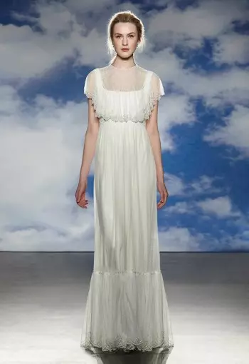 Jenny Packham presenta modelos de talla grande no seu desfile nupcial de primavera de 2015