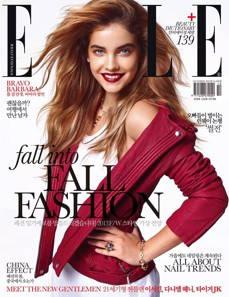 Barbara Palvin protagoniza la historia de portada de octubre de Elle Korea