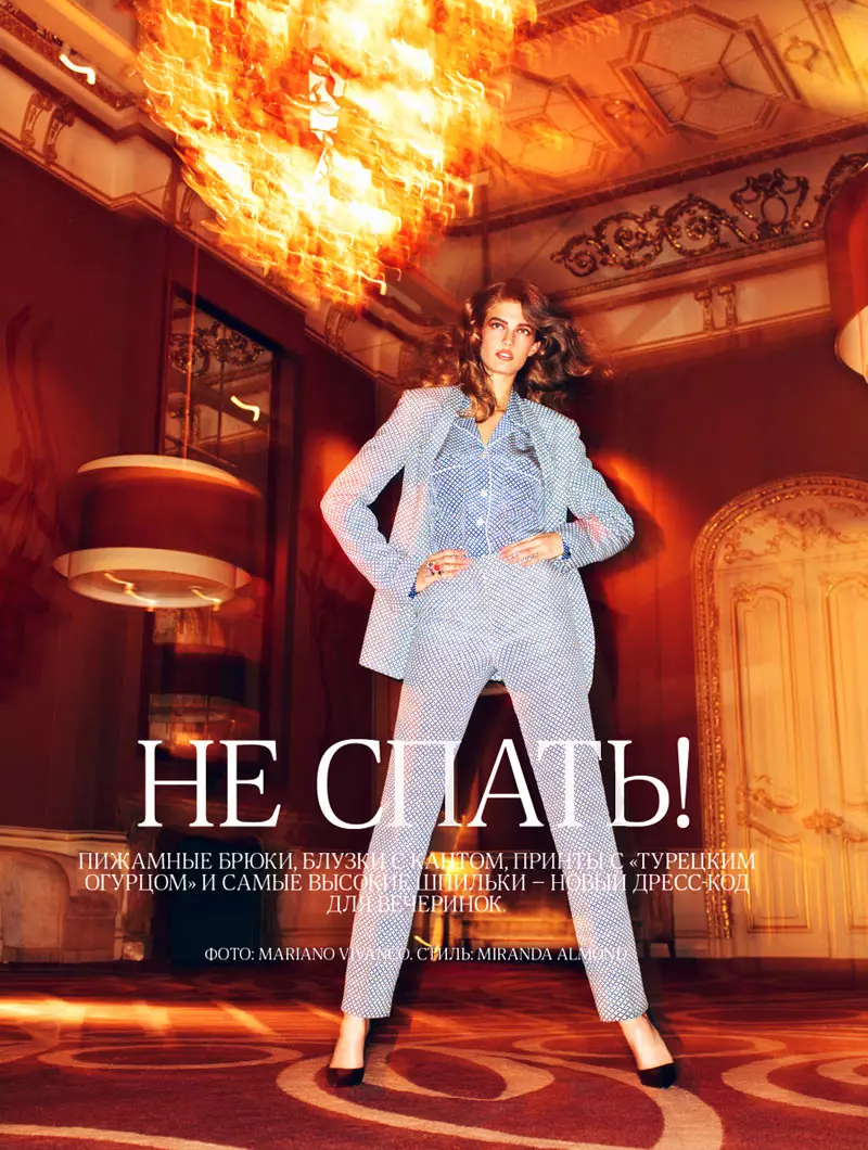 Кендра Спирс в фотосессии Мариано Виванко для Vogue Russia, февраль 2012 г.