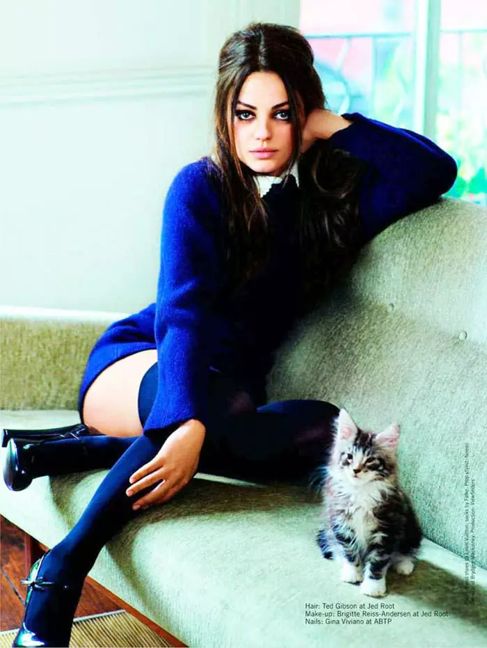 2011년 9월 Glamour UK를 위한 Robert Erdmann의 Mila Kunis