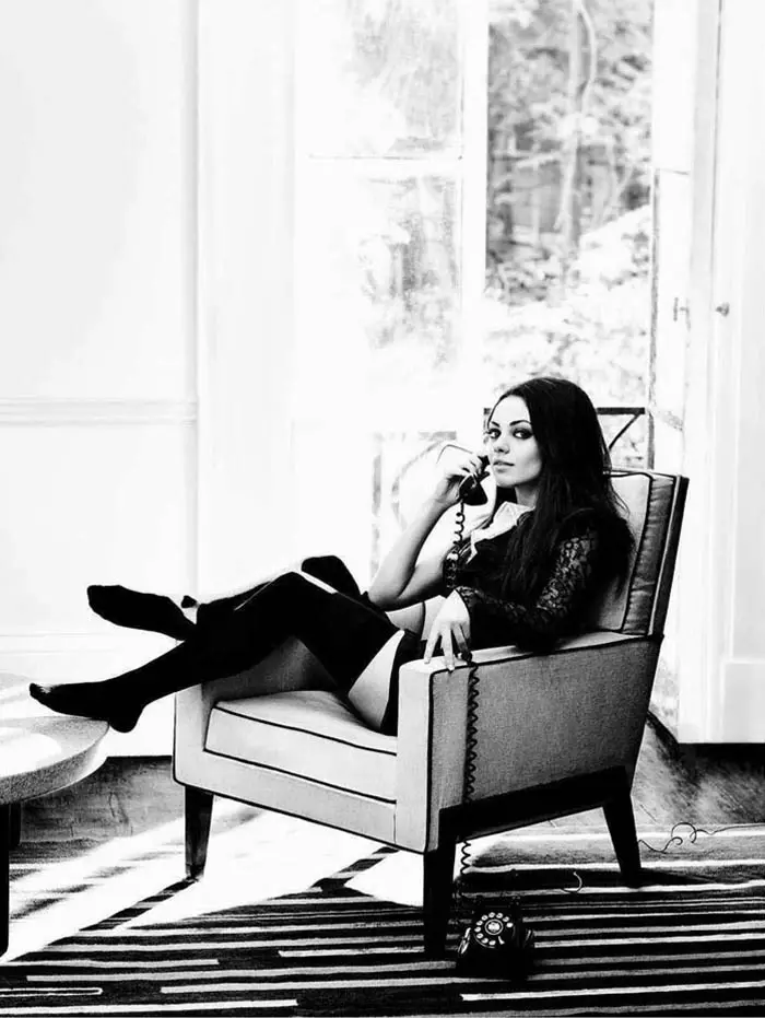 Mila Kunis por Robert Erdmann para Glamour UK setembro 2011