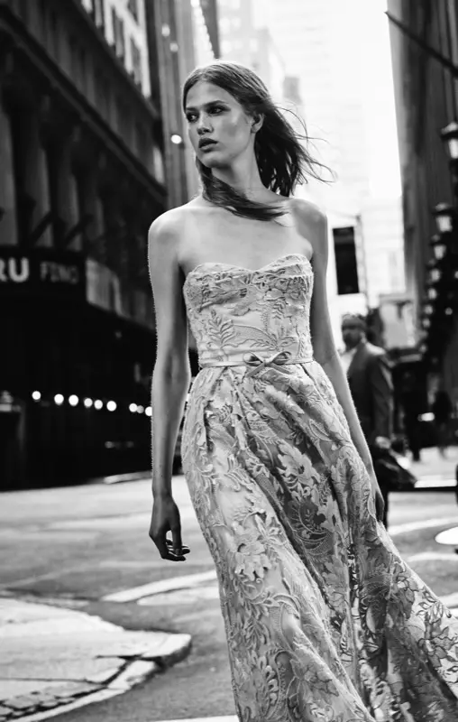 Laura Julie Models Dreamy Marchesa Notte Dresses for Shopbop