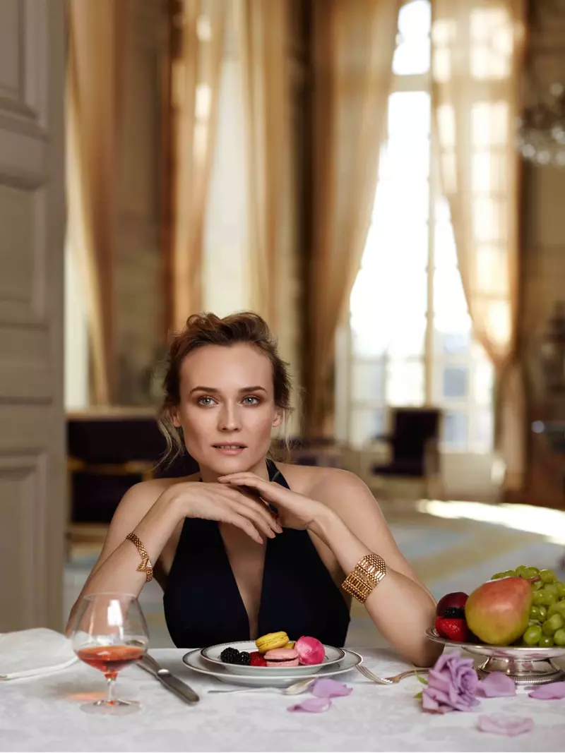 Diane Kruger o khethiloe e le lenģosa le lecha la mofuta oa Martell Cognac