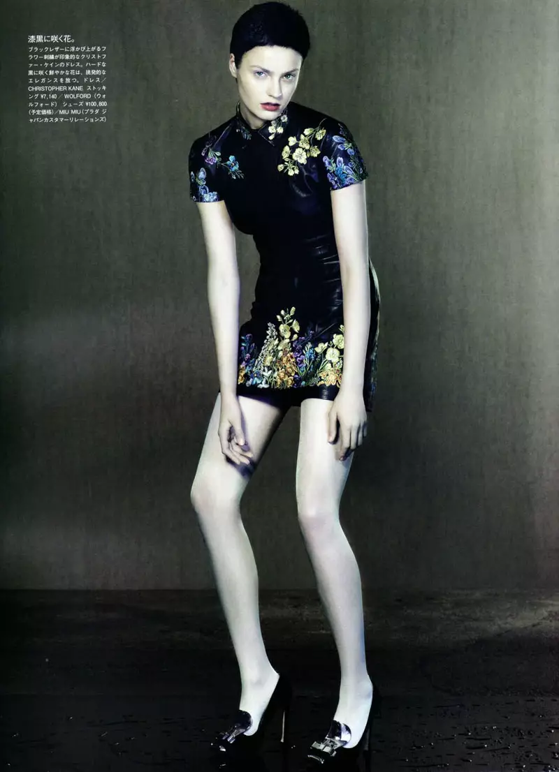 Anna Jagodzinska của Mark Segal trong A Thrilling Desire | Vogue Nippon tháng 9 năm 2010