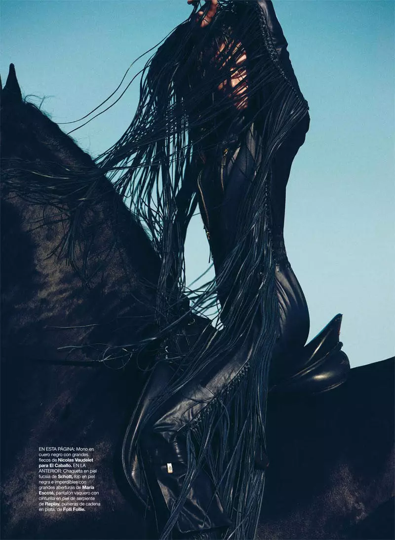 Anna de Rijk waxaa qoray Txema Yeste ee Harper's Bazaar Spain Juun 2011