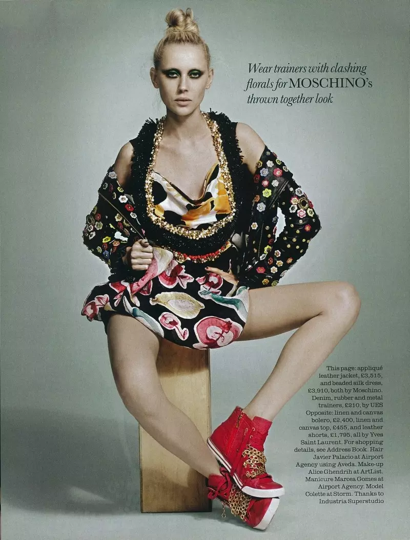 Colette Pechekhonova los ntawm Matthias Vriens | Elle UK Feb