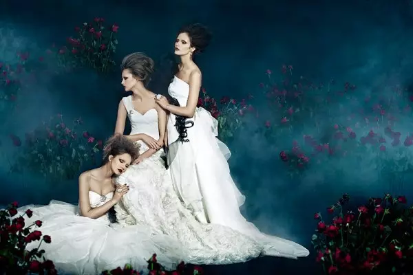 Julia, Sasha és Zivile, Zhang Jingna az 1000 rózsában