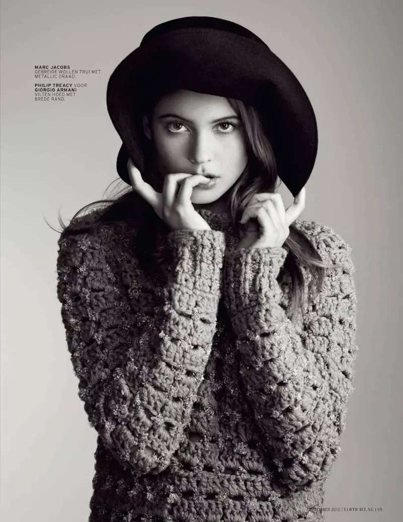 Behati Prinsloo 为 L'Officiel Netherlands 2012 年 9 月封面拍摄印刷