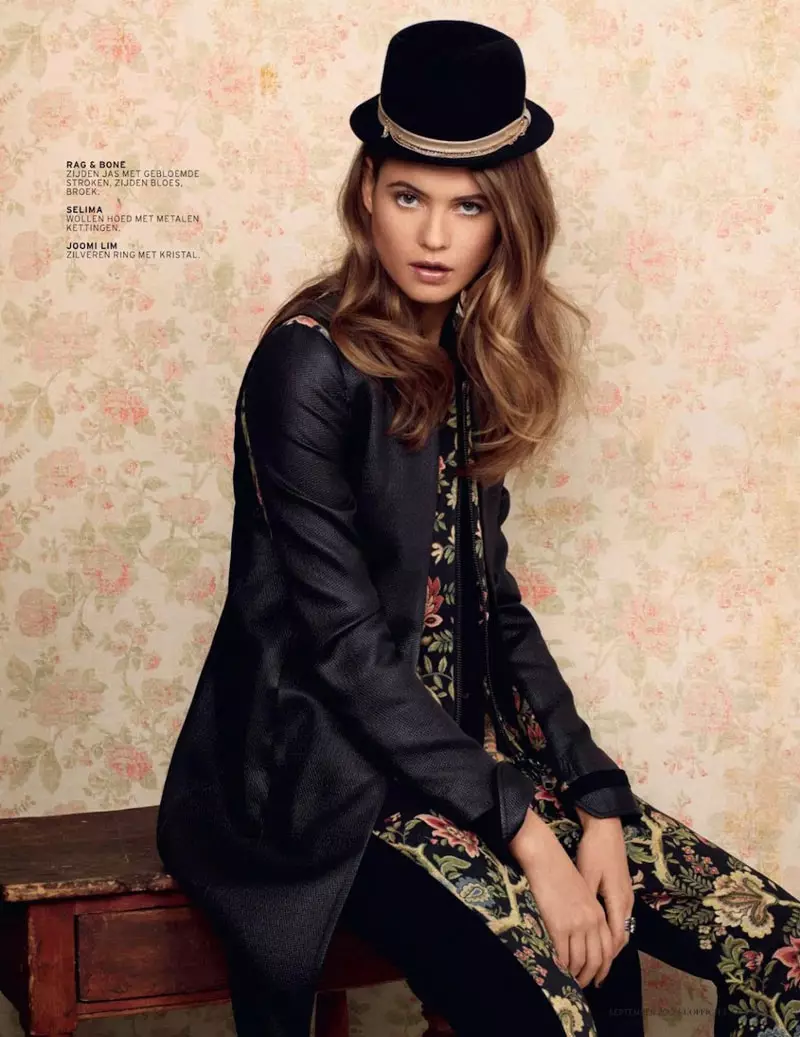 Behati Prinsloo painettiin L'Officiel Netherlandsin syyskuun 2012 kansikuvaukseen