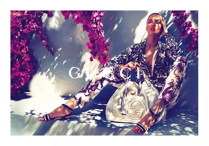 Karmen Pedaru don Gucci Cruise 2012 Campaign na Mert & Marcus