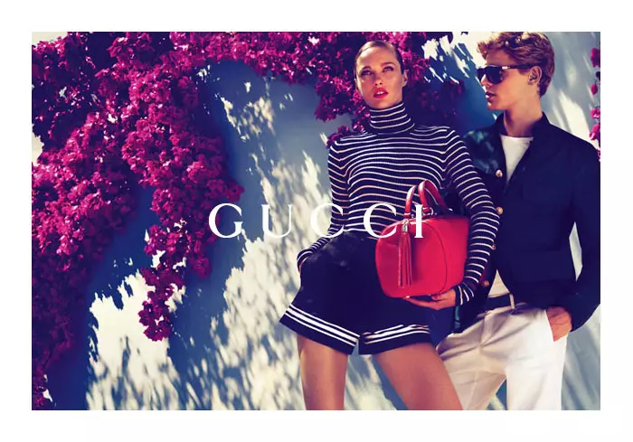 Karmen Pedaru per la campagna Gucci Cruise 2012 di Mert & Marcus