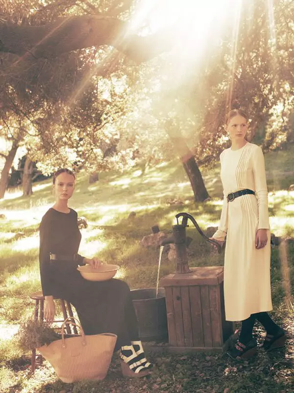 Katrin Thormann & Kristy Kaurova by Alexi Lubomirski for Vogue Germany February 2011