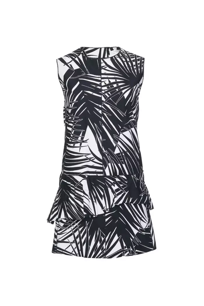 Marc Jacobs Sleeveless Palm Print Dress