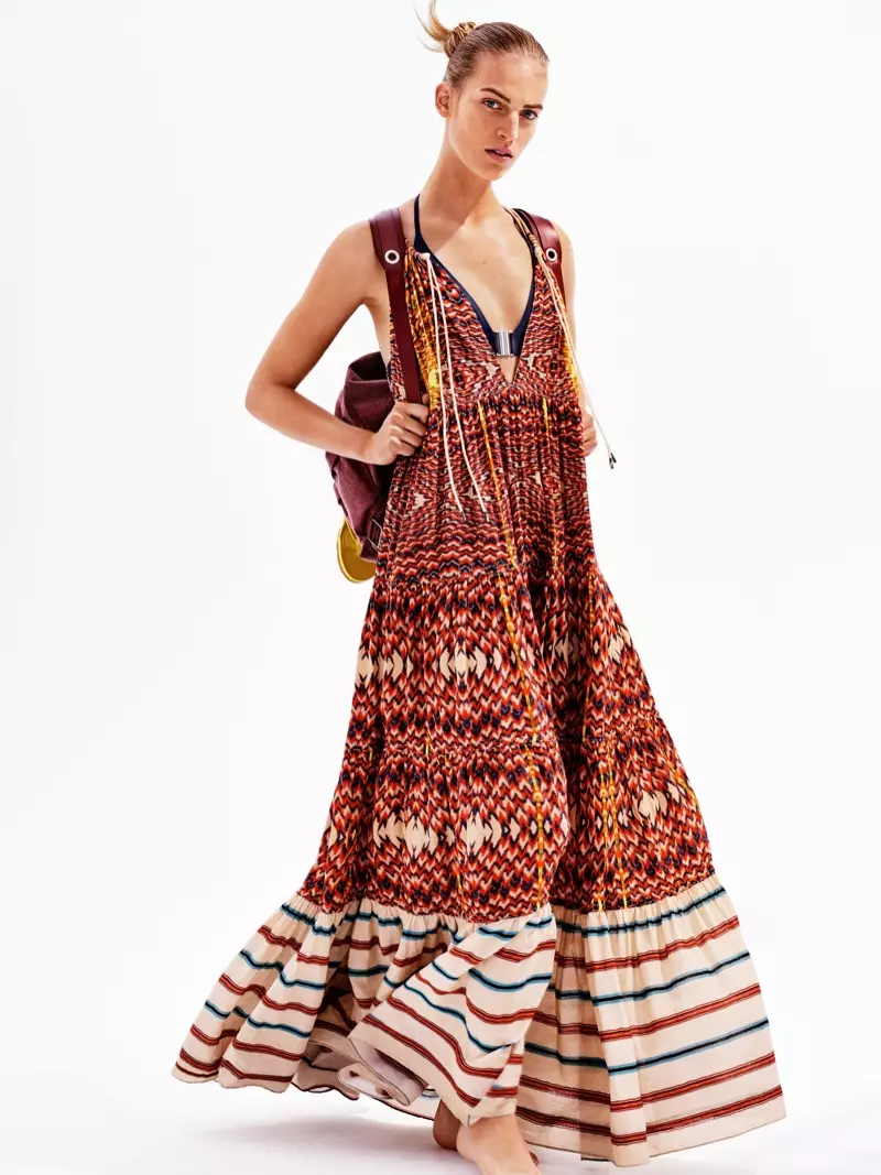 H&M adopta maxi vestidos para su colección Studio primavera 2016