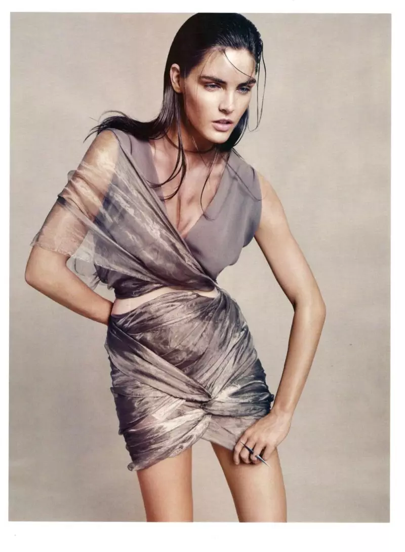 Hilary Rhoda ni Paola Kudacki sa Goddess Complex | Harper's Bazaar UK Hulyo 2010