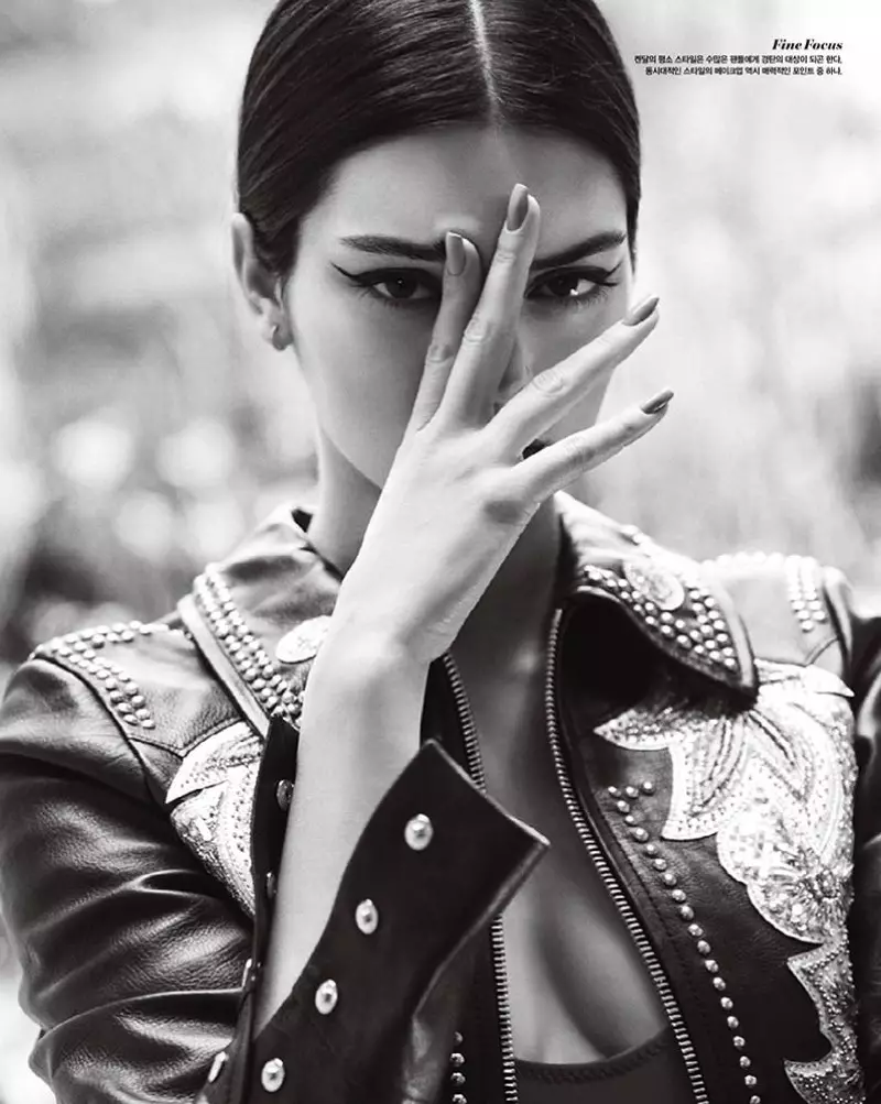 Kendall Jenner Nganggo Louis Vuitton Spring Looks kanggo Vogue Korea