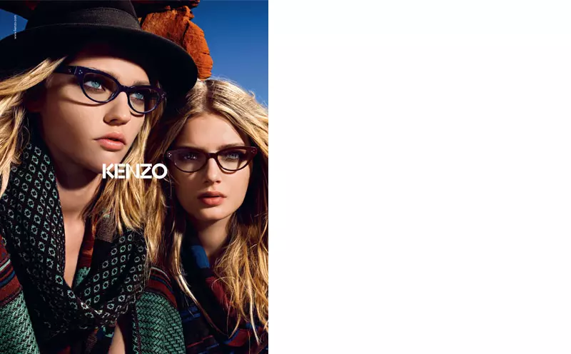 Kenzo kampanja za jesen 2010. | Lily Donaldson & Sasha Pivovarova od Maria Sorrentija