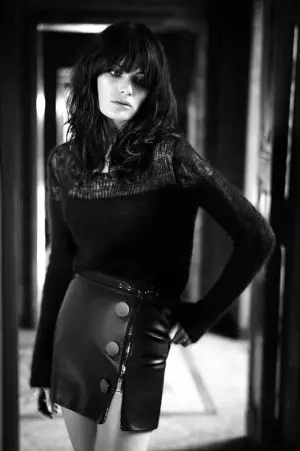 Isabeli Fontana Stuns in Black & White for Redemption Choppers