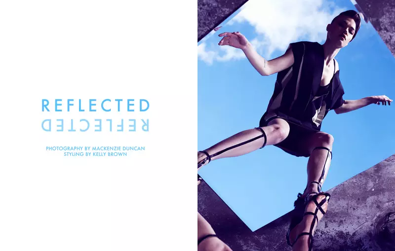 Elina Vasilyevna oleh Mackenzie Duncan dalam "Reflected" untuk Fashion Gone Rogue